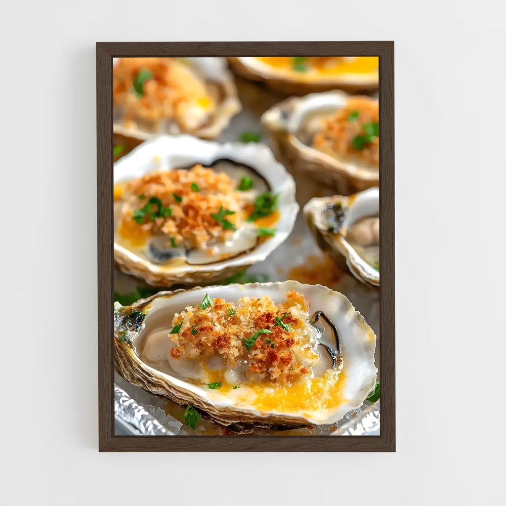 ap-oysters-7 cadre Bois foncé