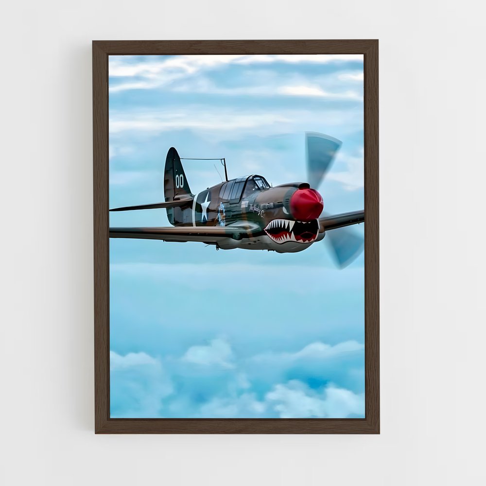 ap-p-40 warhawk-2 cadre Bois foncé