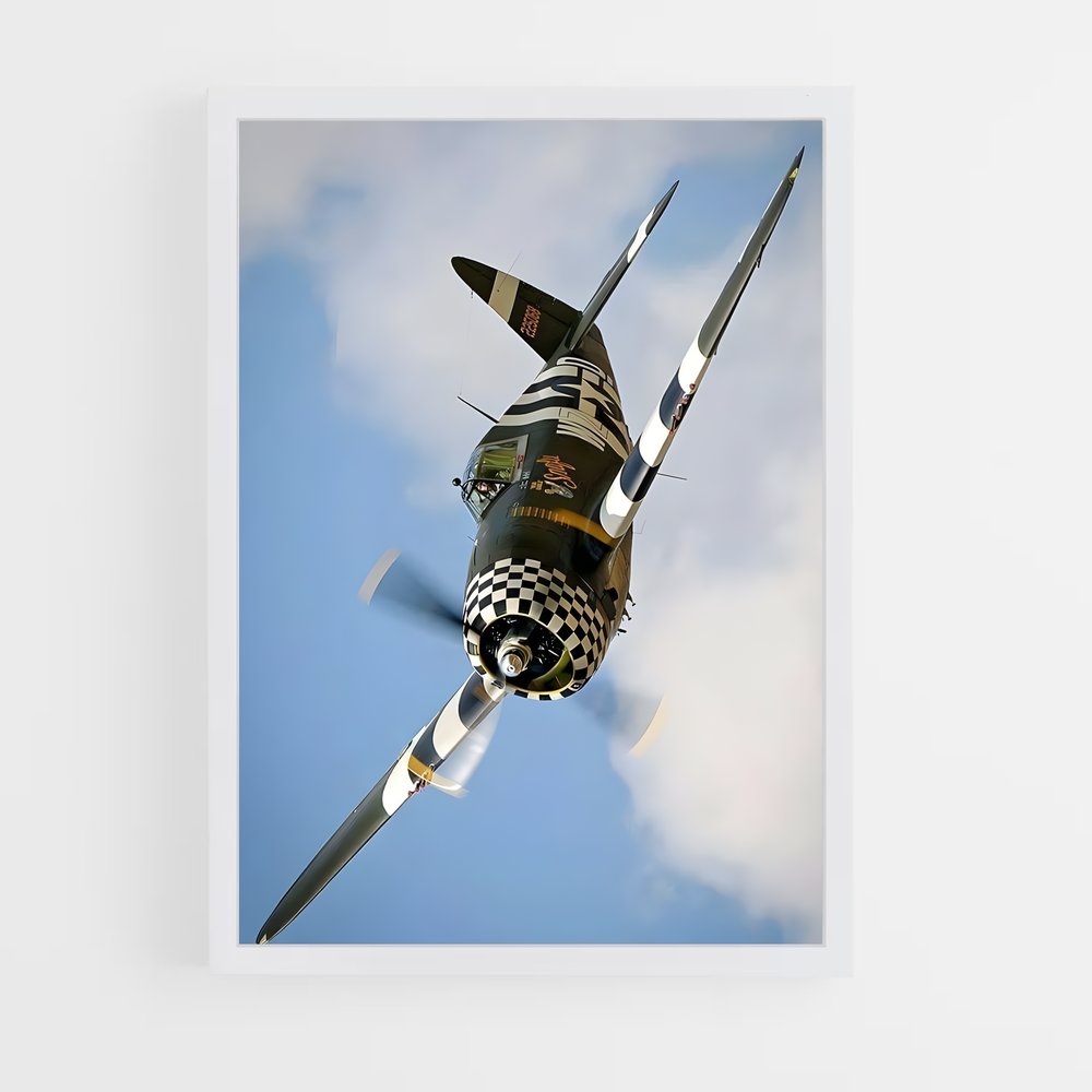 ap-p-47 thunderbolt-2 cadre Blanc