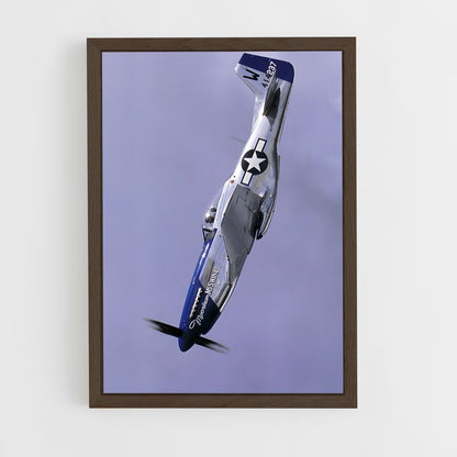ap-p-51 mustang-1 cadre Bois foncé