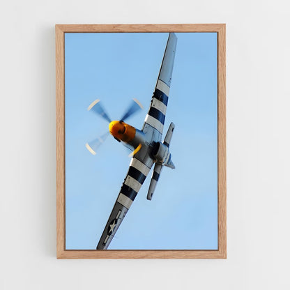 ap-p-51 mustang-3 cadre Bois clair