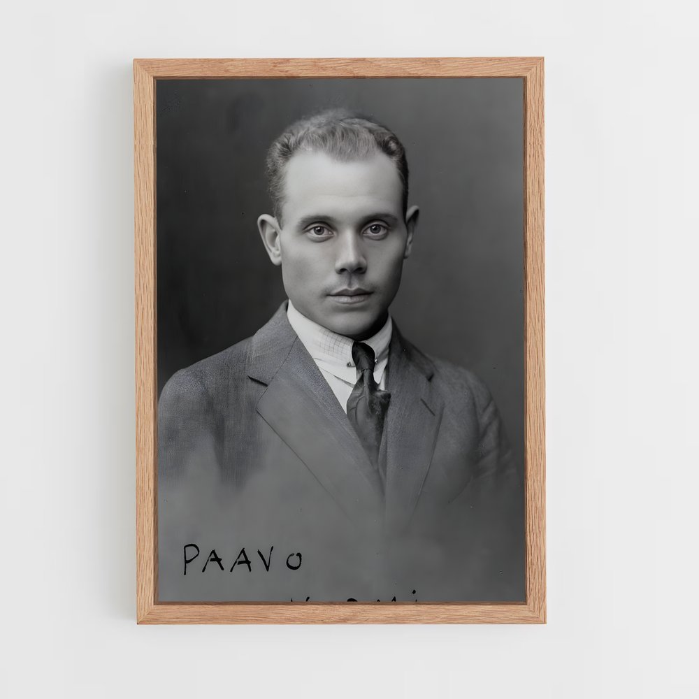 ap-paavo nurmi-1 cadre Bois clair