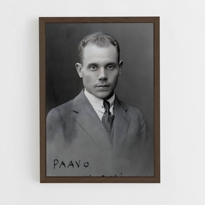 ap-paavo nurmi-1 cadre Bois foncé