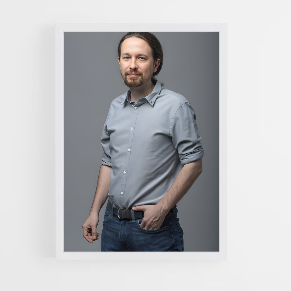 ap-pablo iglesias-1 cadre Blanc