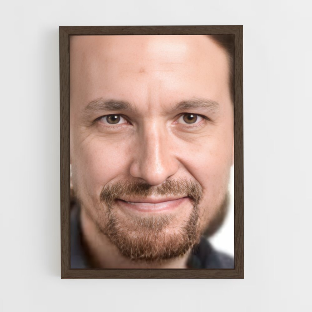 ap-pablo iglesias-3 cadre Bois foncé