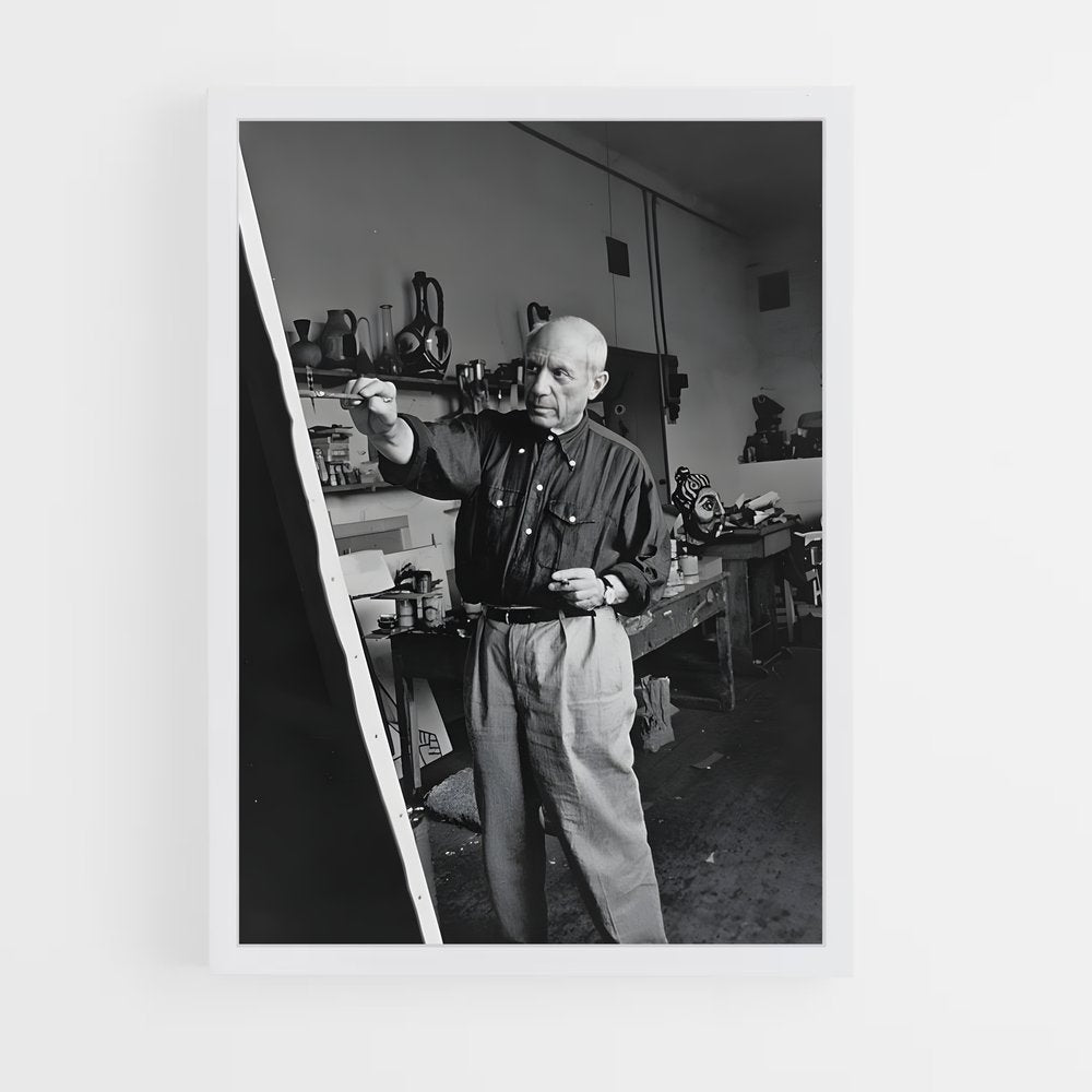 ap-pablo picasso-2 cadre Blanc