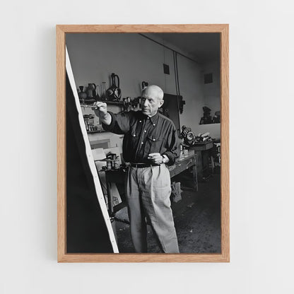 ap-pablo picasso-2 cadre Bois clair