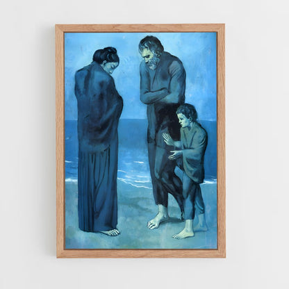 ap-pablo picasso-3 cadre Bois clair