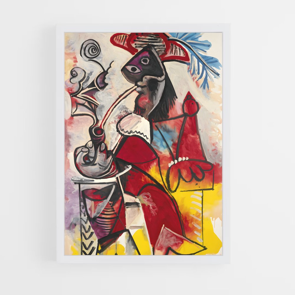 ap-pablo picasso-6 cadre Blanc