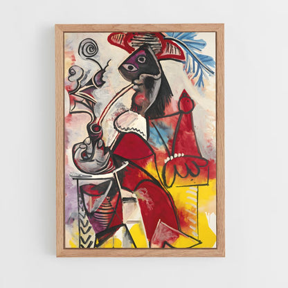 ap-pablo picasso-6 cadre Bois clair