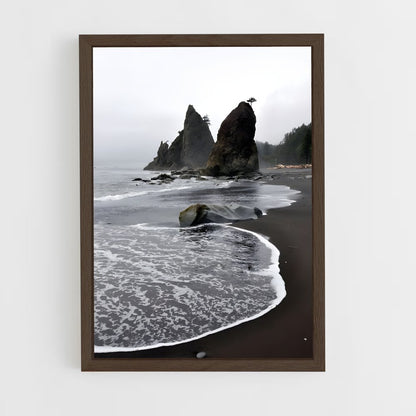 ap-pacific ocean-11 cadre Bois foncé