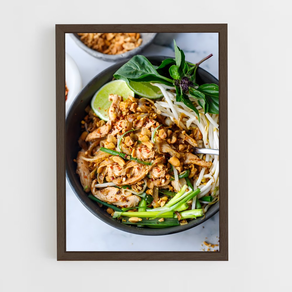 ap-pad thai-5 cadre Bois foncé