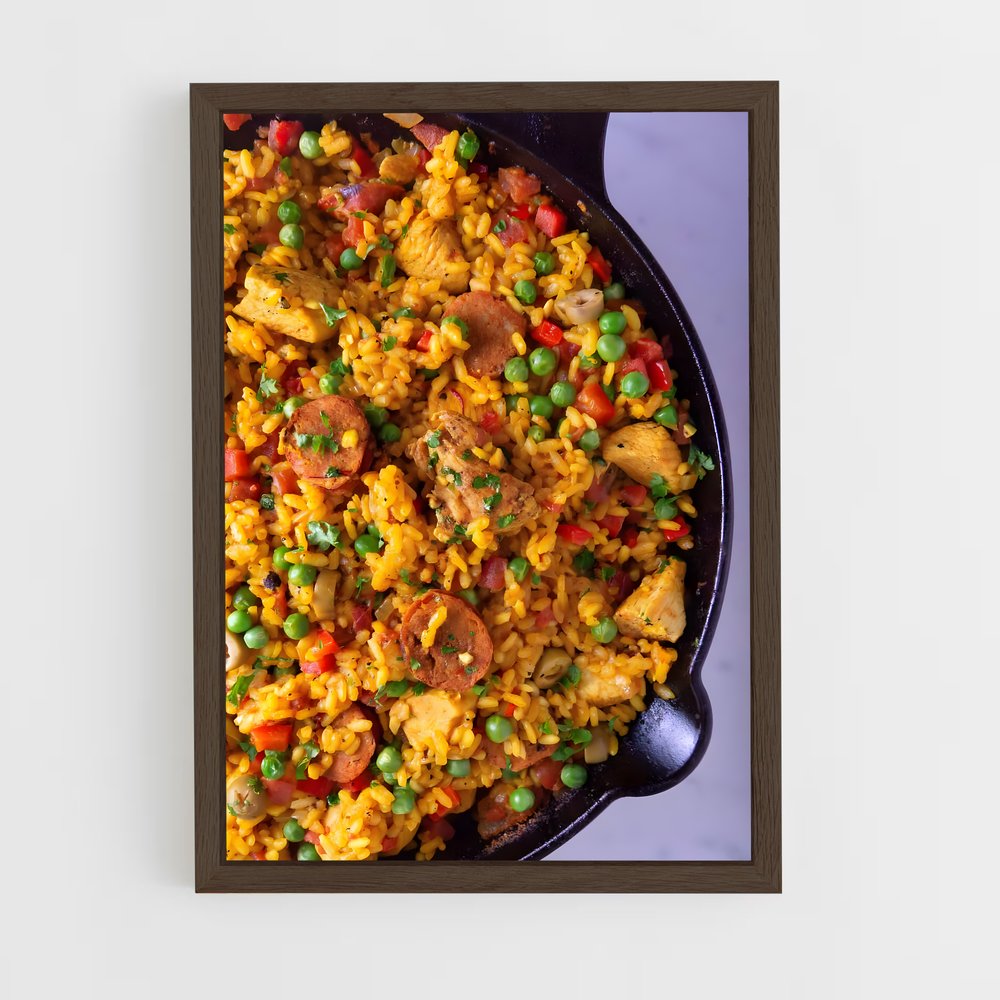 ap-paella-2 cadre Bois foncé