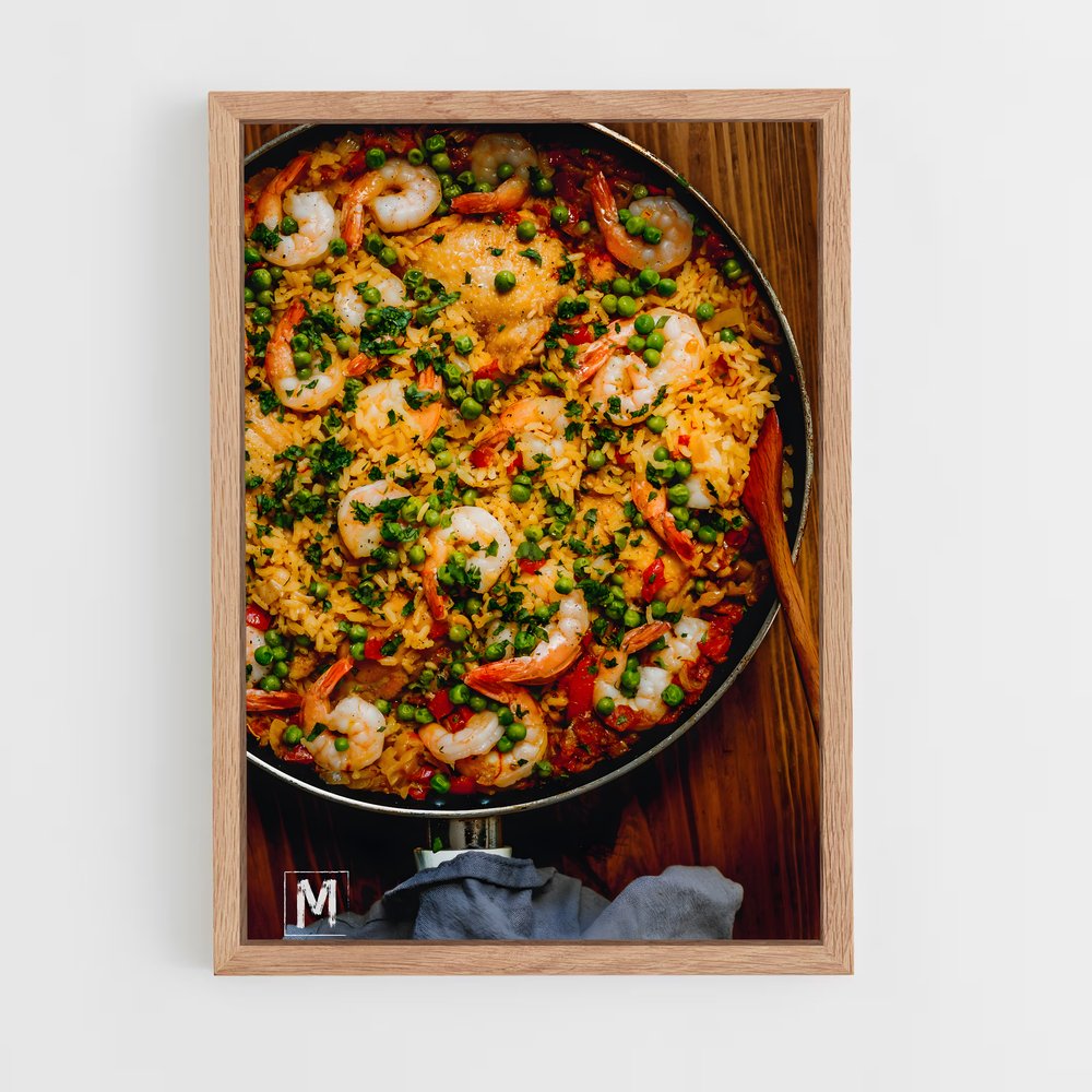 ap-paella-3 cadre Bois clair