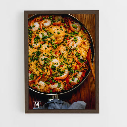 ap-paella-3 cadre Bois foncé