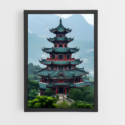 ap-pagoda style architecture-1 cadre Noir