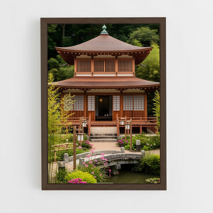 ap-pagoda style architecture-2 cadre Bois foncé