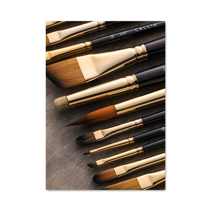 Poster Palette de Pinceaux