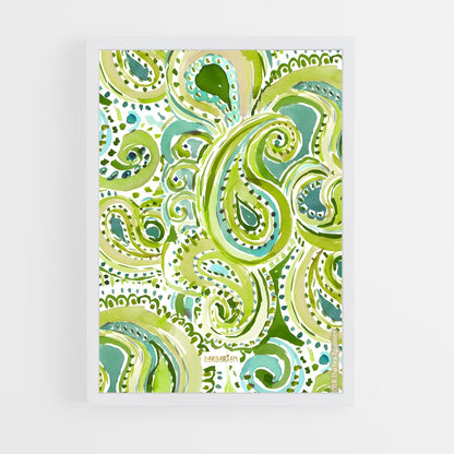 ap-paisley-10 cadre Blanc