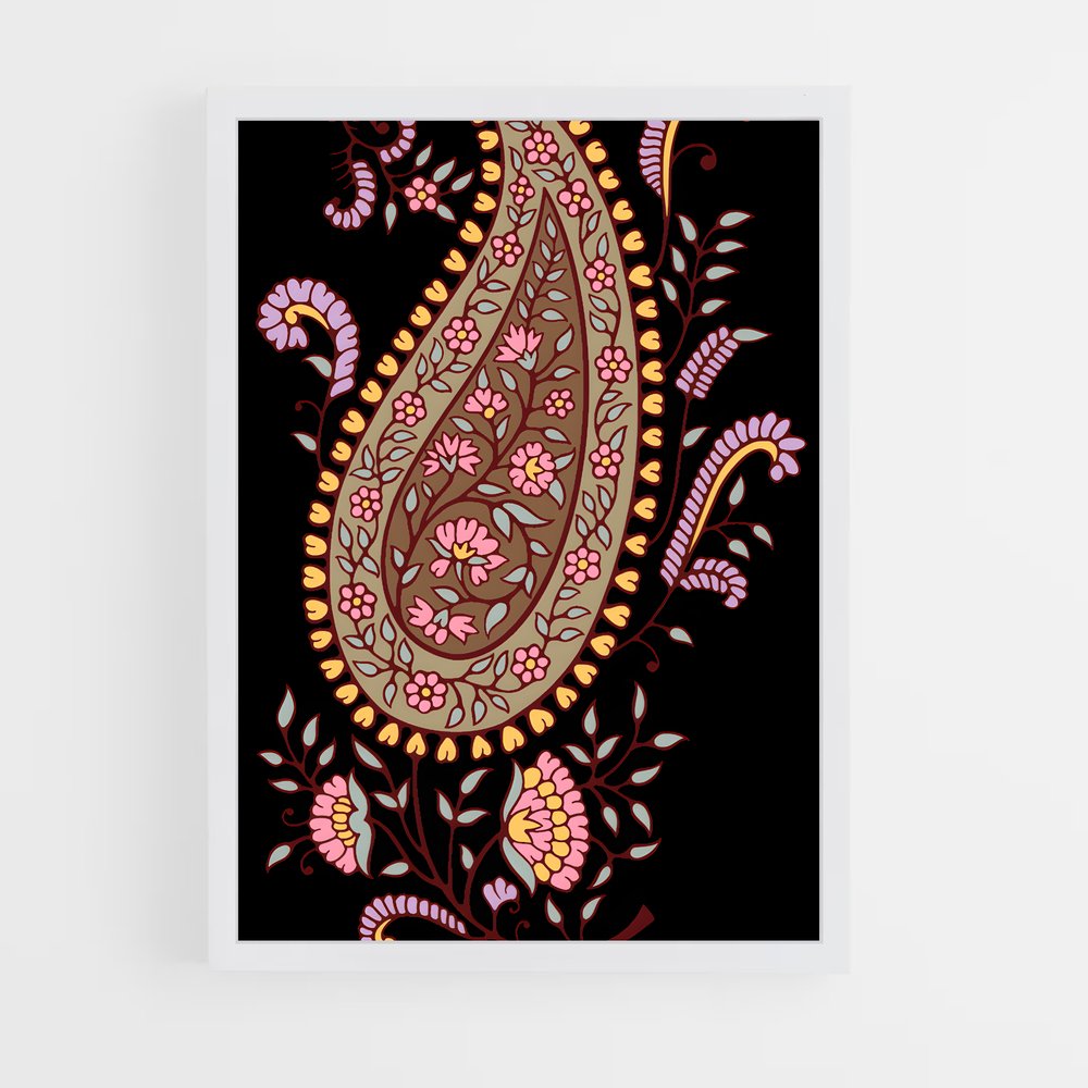 ap-paisley-11 cadre Blanc