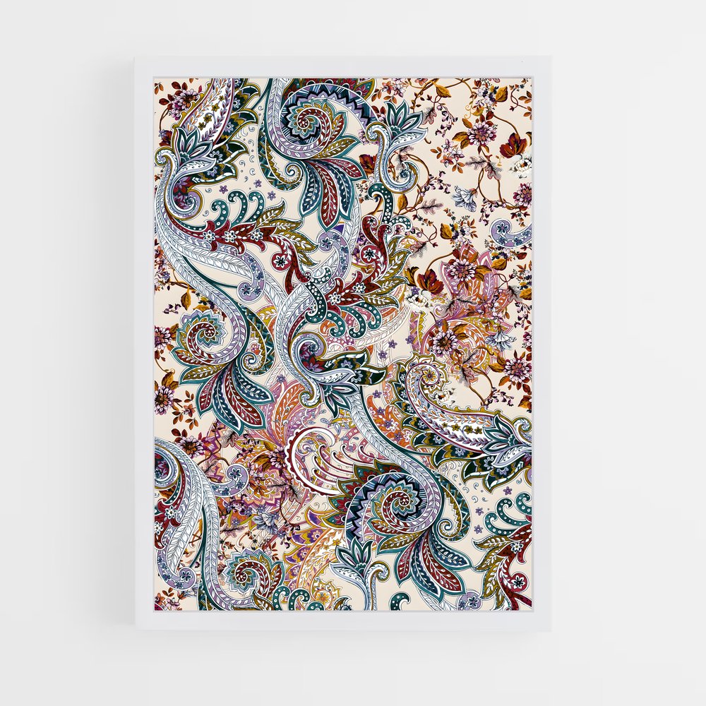 ap-paisley-6 cadre Blanc