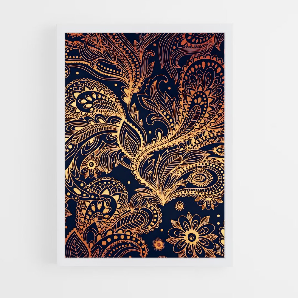 ap-paisley-7 cadre Blanc