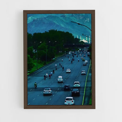 ap-pakistan-8 cadre Bois foncé