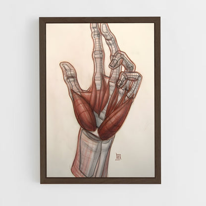 ap-palm-1 cadre Bois foncé