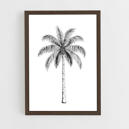 ap-palm-7 cadre Bois foncé
