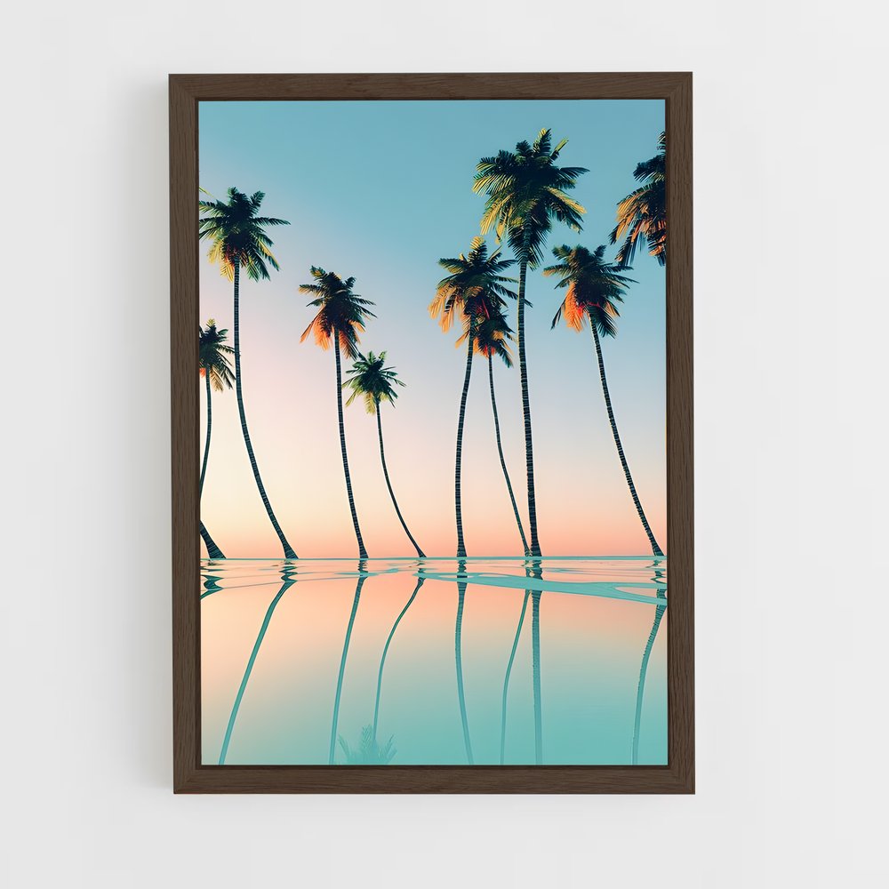 ap-palm-9 cadre Bois foncé