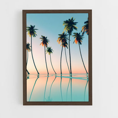 ap-palm-9 cadre Bois foncé