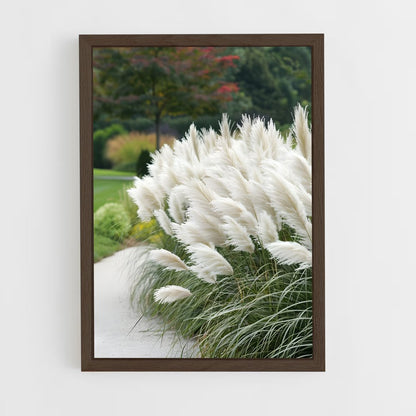 ap-pampas grass-2 cadre Bois foncé