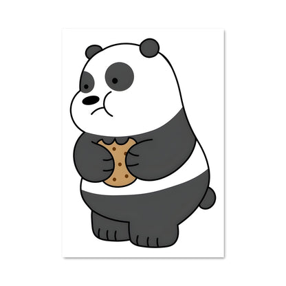 Poster Panda Cookie Monster