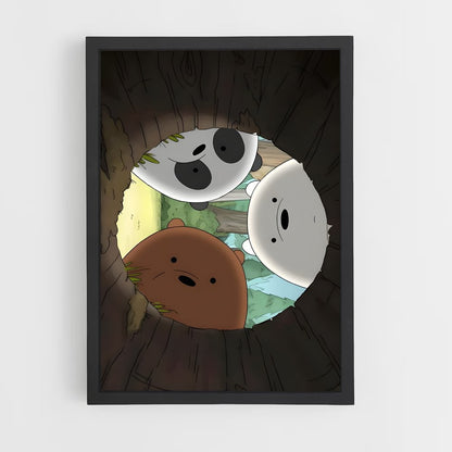 ap-panda we bare bears-1 cadre Noir