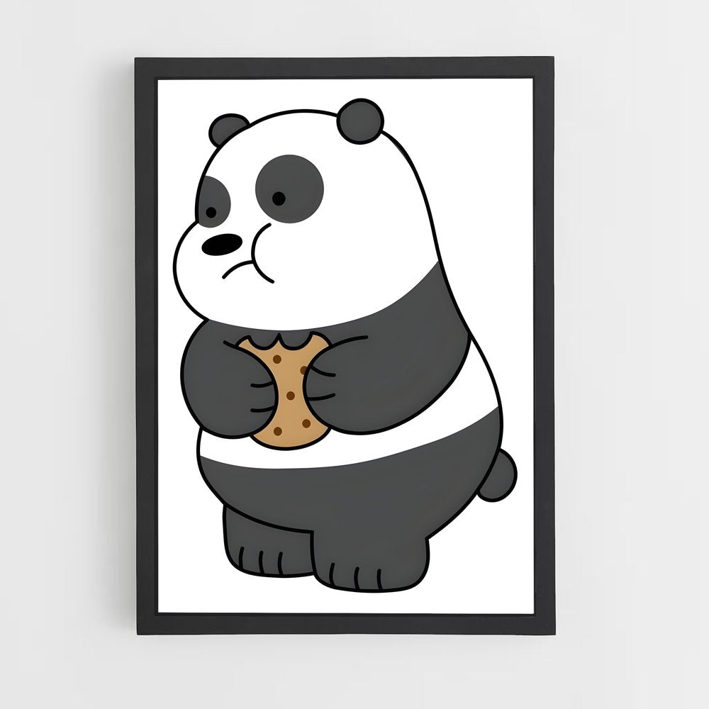 ap-panda we bare bears-2 cadre Noir