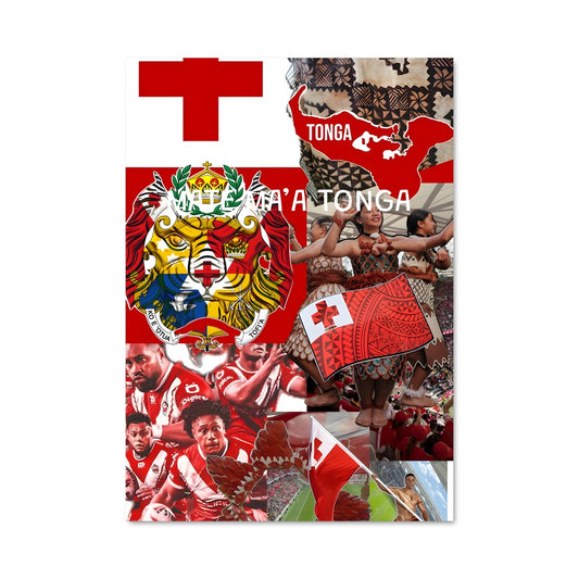 Poster Flamme de Tonga