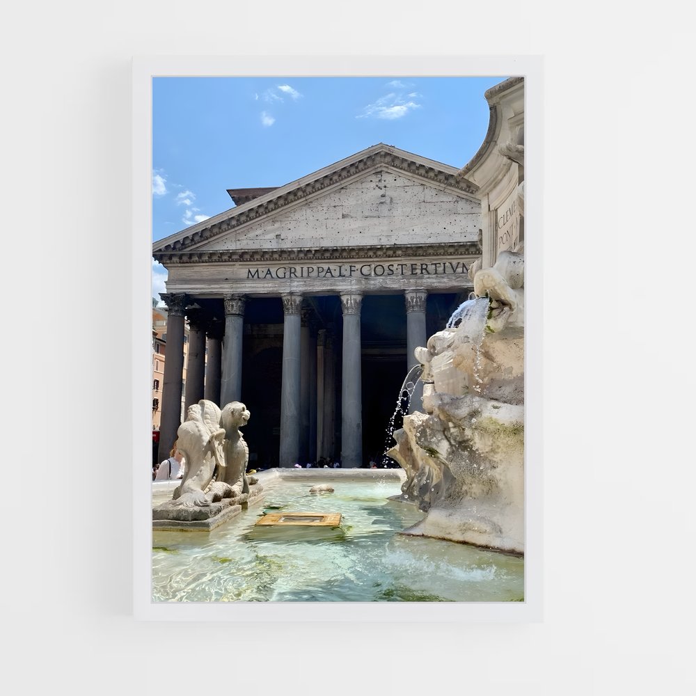 ap-pantheon rome-5 cadre Blanc