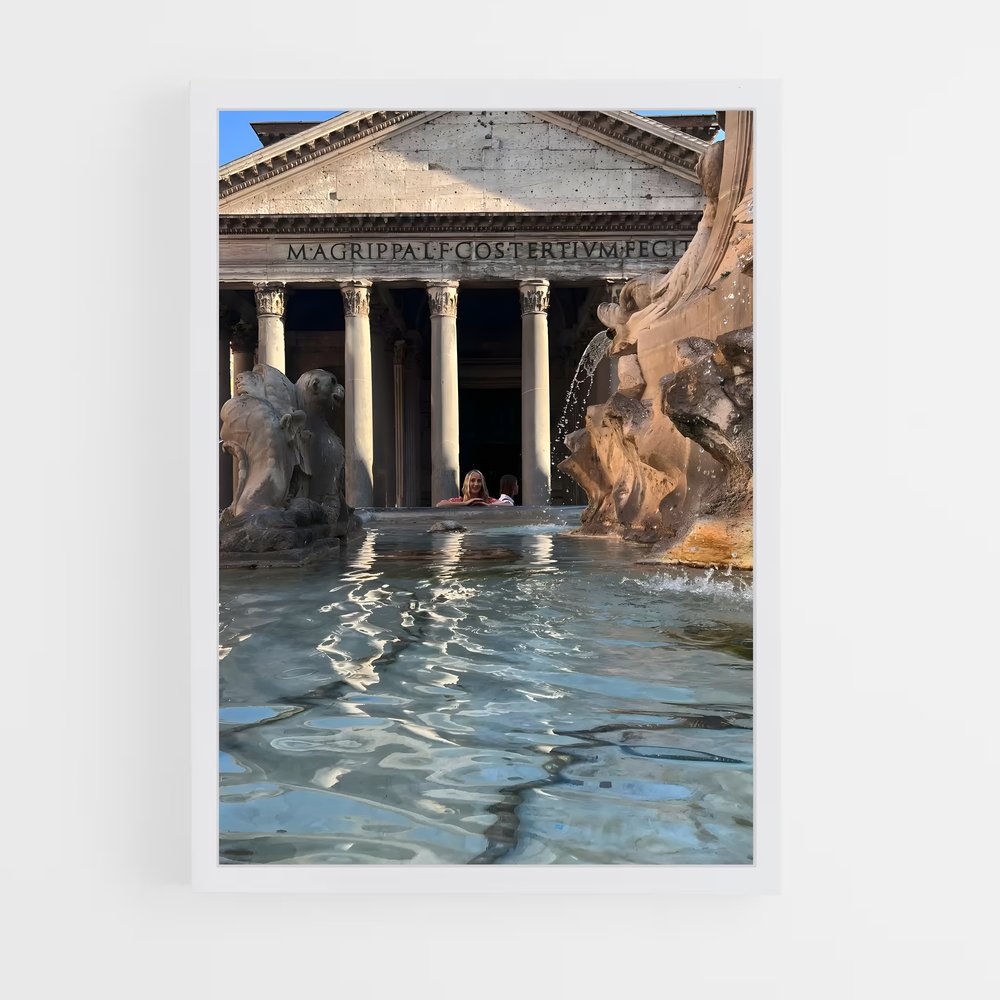 ap-pantheon rome-6 cadre Blanc