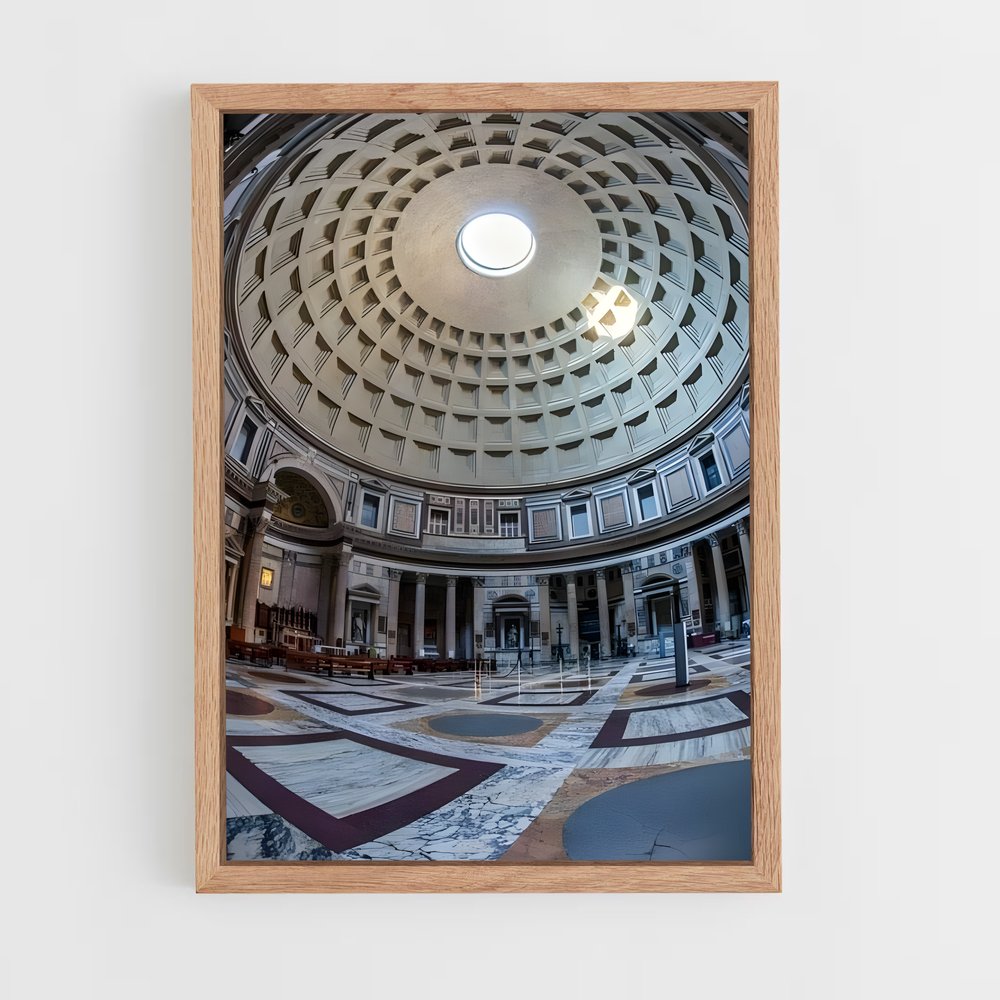 ap-pantheon rome-7 cadre Bois clair