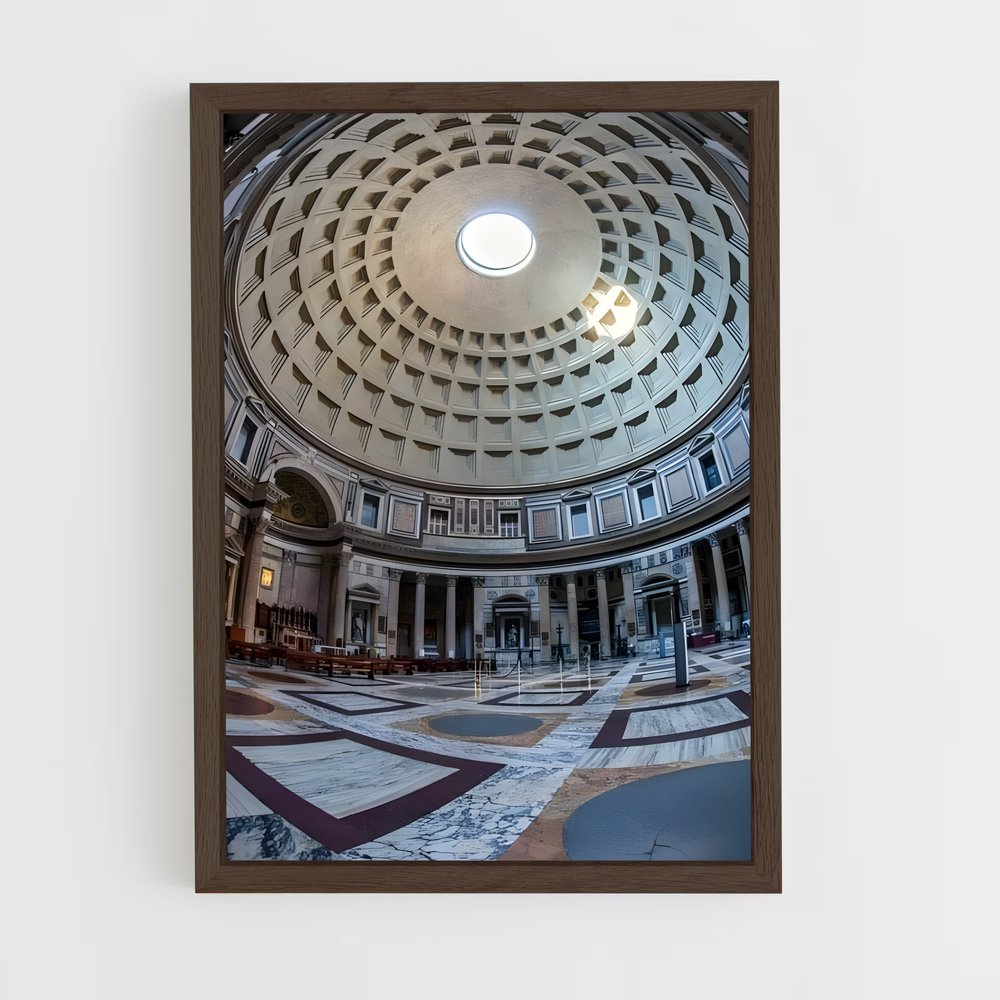 ap-pantheon rome-7 cadre Bois foncé