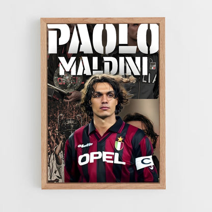 ap-paolo maldini-4 cadre Bois clair