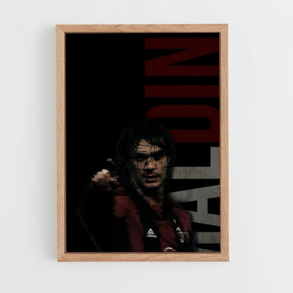 ap-paolo maldini-5 cadre Bois clair