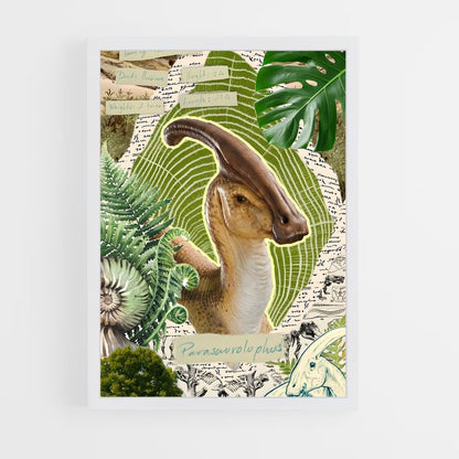 ap-parasaurolophus-2 cadre Blanc