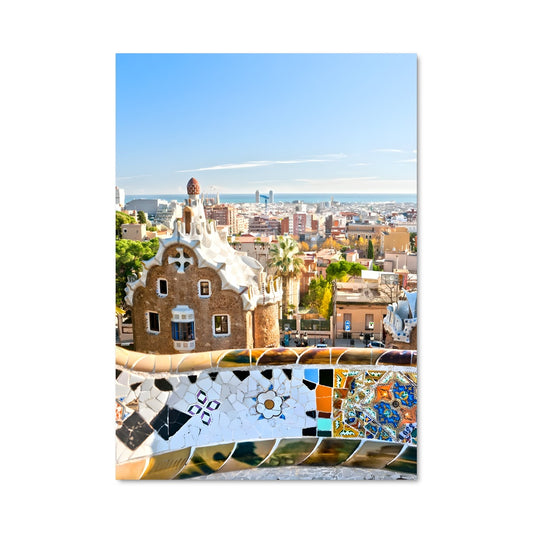 Poster Barcelone Enchantée