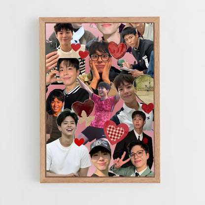 ap-park bo-gum-9 cadre Bois clair