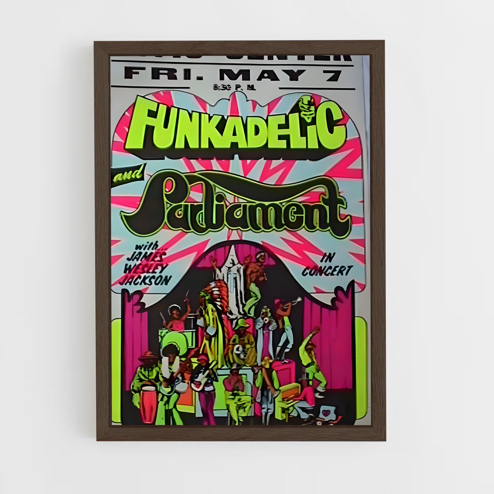 ap-parliament funkadelic-3 cadre Bois foncé