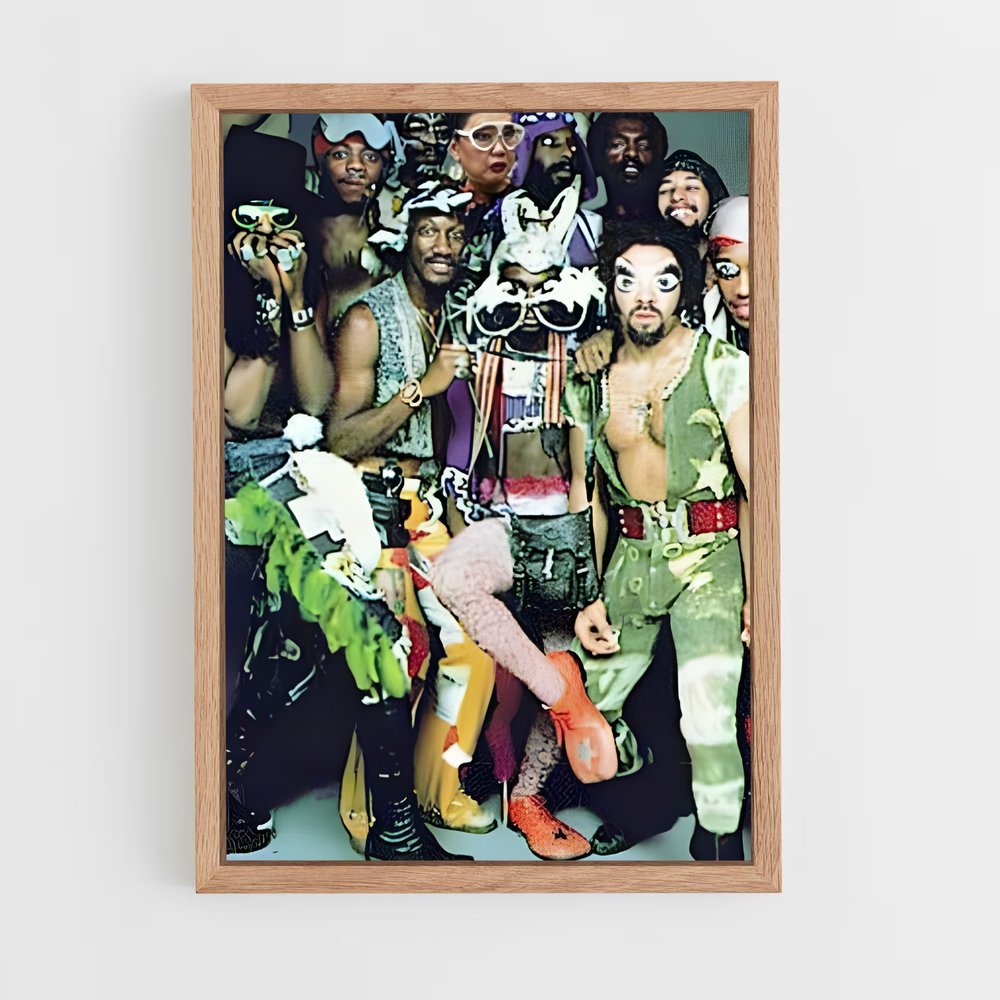 ap-parliament funkadelic-4 cadre Bois clair