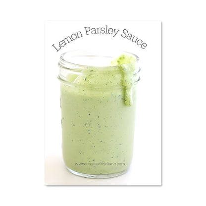 Poster Sauce au Citron Basilic