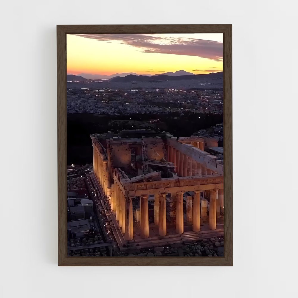 ap-parthenon-14 cadre Bois foncé