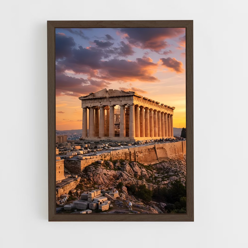 ap-parthenon-17 cadre Bois foncé